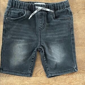 Levi's Kids Charcoal Denim Shorts